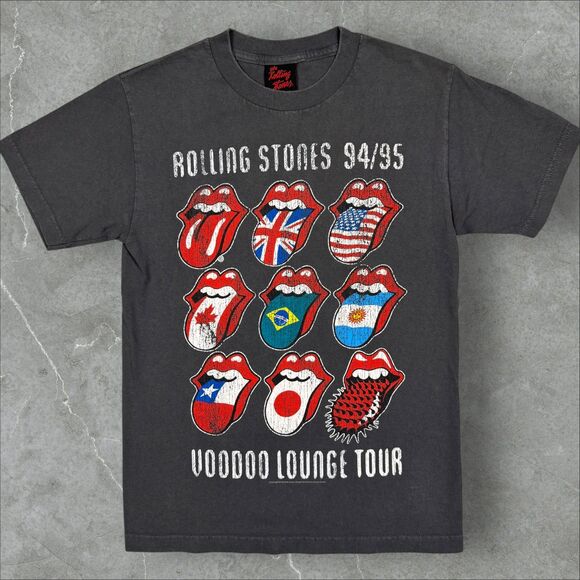the Rolling Stones Other - The Rolling Stones 94/95 VooDoo Lounge Tour Y2K Reprint Tongue and Lips - Small
